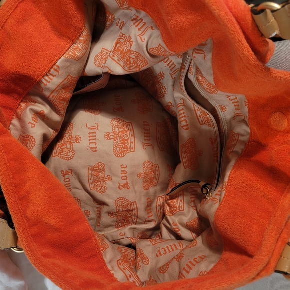 Juicy Couture large ruffled Tote in 🧡 orange - Picture 4 of 8